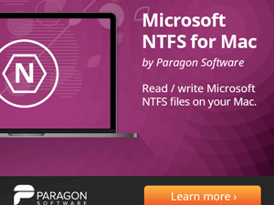 Microsoft NTFS for Mac by Paragon Software