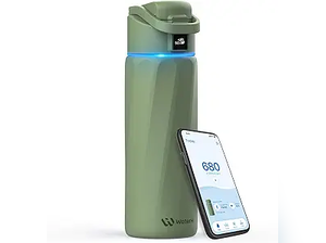 BOOST Smart Water Bottle that Reminds You to Drink, 24oz BPA-Free Stainless Steel Vacuum Insulated Bottle, Wide Mouth Water Tracker Bottle with APP, Ideal Gift for Christmas, New Year