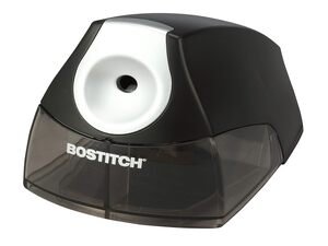 Bostitch Office Electric Pencil Sharpener, Heavy Duty Powerful Stall-Free Motor, High Capacity Shavings Tray, for Office or Classroom, Black