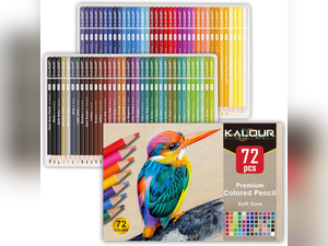 KALOUR 72 Count Colored Pencils for Adult Coloring Books, Soft Core,Ideal for Drawing Blending Shading,Color Pencils Set Gift for Adults Kids Beginners