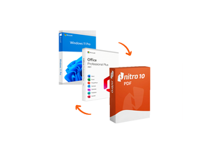 Windows 11 Pro + Office 2024 Pro Plus + Nitro PDF 10 - Bundle