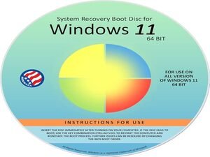Ralix Reinstall DVD Compatible with Windows 11 All Versions 64 bit. Recover, Restore, Repair Boot Disc, and Install to Factory Default will Fix PC Easy!