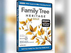 Family Tree Heritage Gold 16 - Genealogy Software - Includes Free Searches to FamilySearch, the World's Largest Genealogy Database - CD/PC