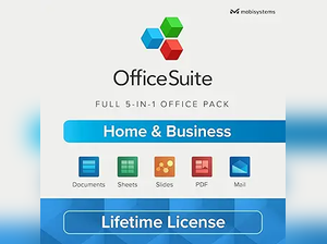 OfficeSuite Home & Business - Lifetime License - Documents, Sheets, Slides, PDF, Mail & Calendar for Windows | 1 PC | Physical Activation Card