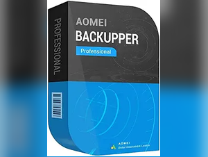 AOMEI Backupper PRO - Backup software, recovery in case of malware infection, hard drive failure, or Windows crashes — for 2 PCs, lifetime license for Win 11 and 10