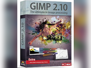 GIMP 2.10 - Graphic Design & Image Editing Software - this version includes additional resources - 20,000 clip arts, instruction manual