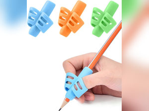 JuneLsy Pencil Grips for Kids Handwriting Pencil gripper Pencil Holder Posture Correction Training Writing AIDS for preschooler Kids toddler Children Special Needs (3 PCS)